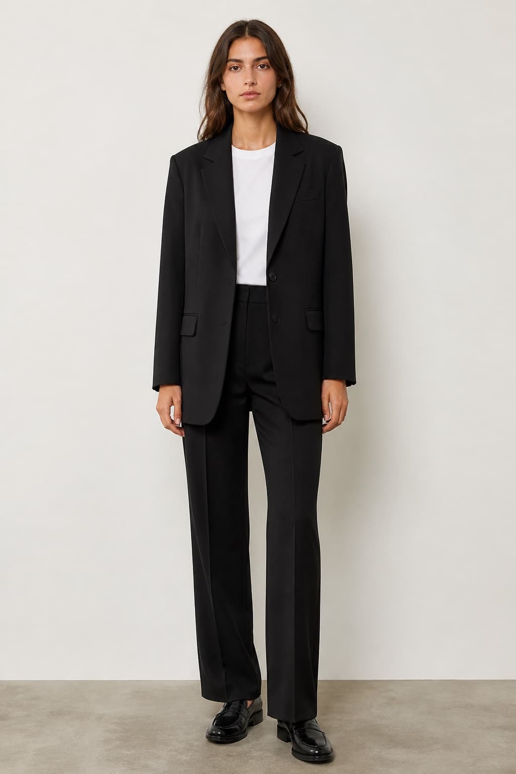 Crni oversize sako